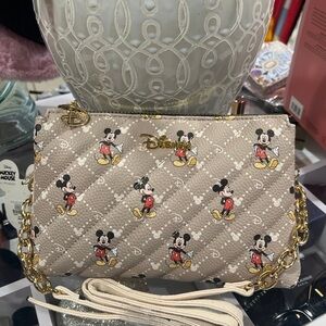 Disney Cream and Gold Mickey Mouse Primark Crossbody Bag